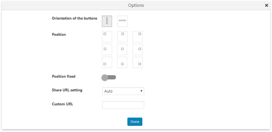 Advanced Options