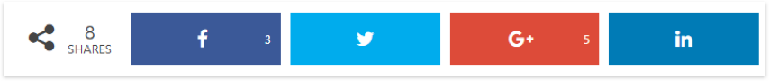 Share Buttons with Counters