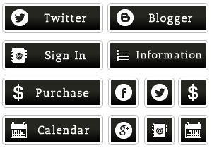Black Web and Social Buttons