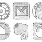 Free Icons: 120 Sketchy Icons 