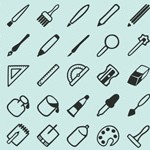 Free Icons: 40 Outline Design Icons 