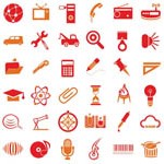 Free Icons: 200 Vector Icons 