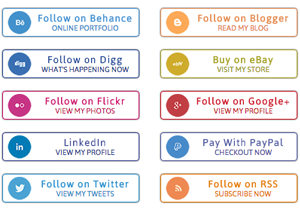 Circular Social Buttons