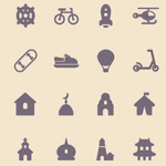 Tourism and Travel Icons 
