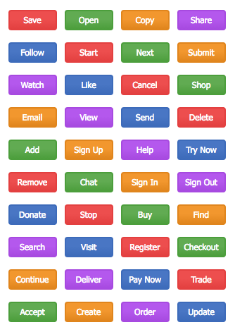 Basic Gradient Buttons Preview