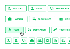 Medical Buttons Pack